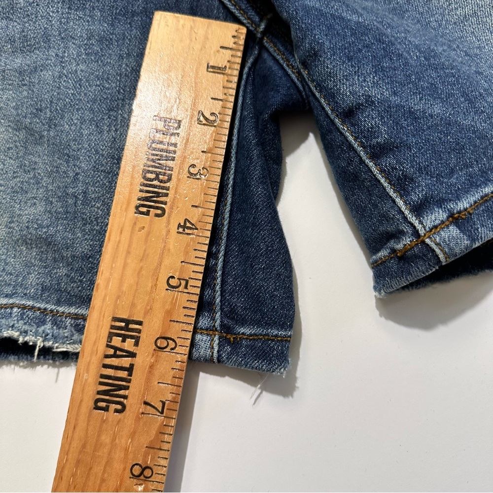 Judy Blue High Waist Mid Thigh Length Denim Shorts size XL - Picture 6 of 12